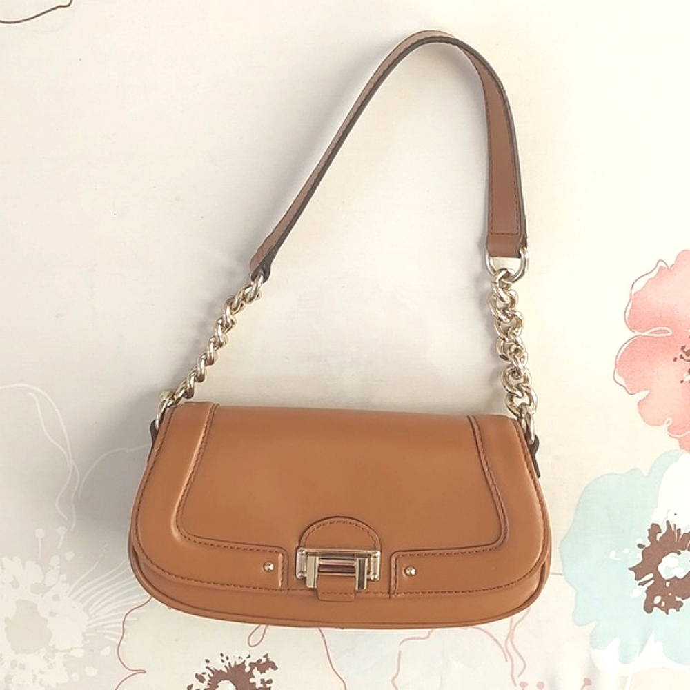 Banana republic small brown leather shoulder bag